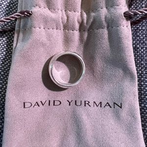 Men’s David Yurman Cable Inset Band 925 SZ 9.5.